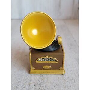 Hallmark Santa's Merry phonograph record player magic ornament Xmas